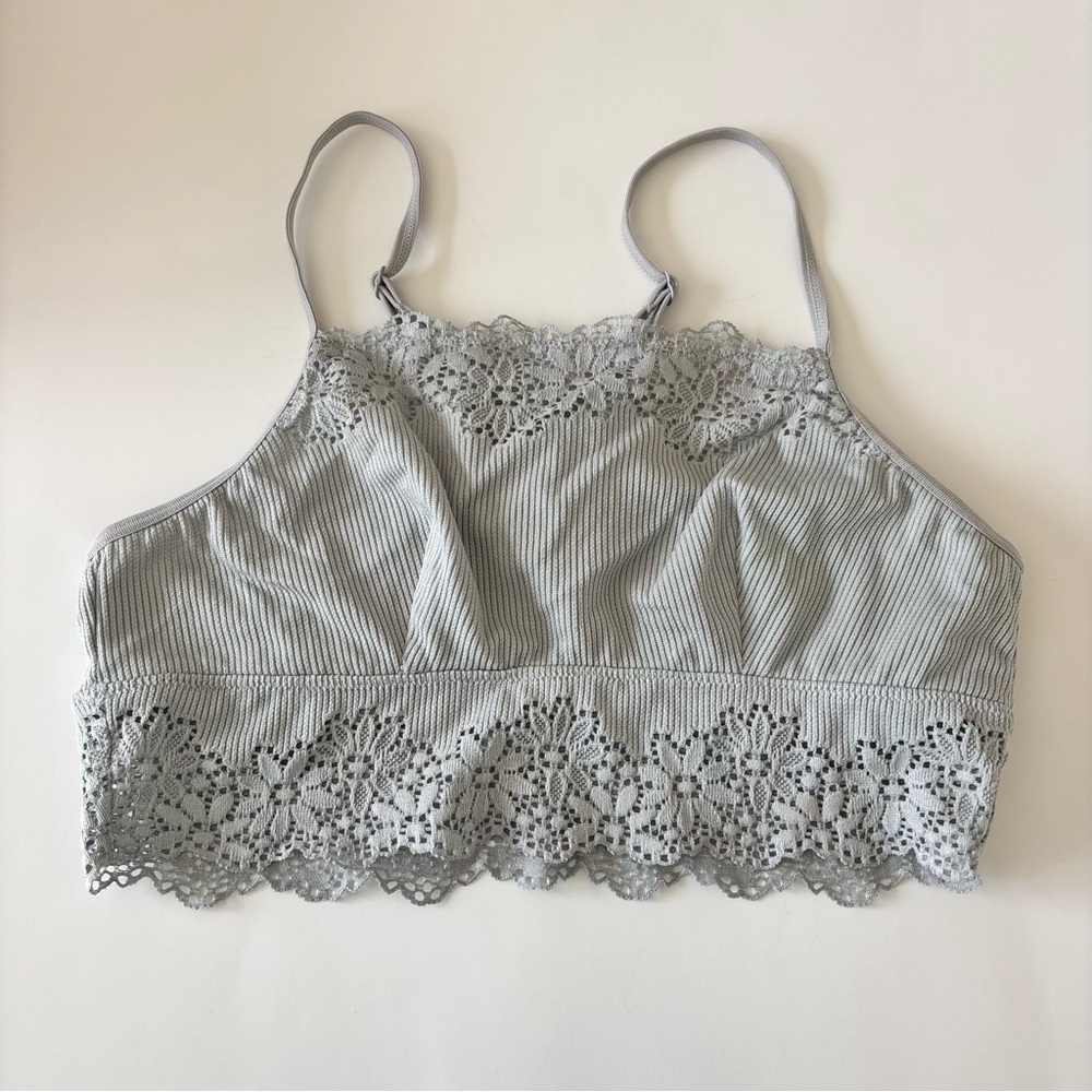 Aerie Light Grey Bralette